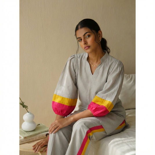 Grey Stripe Roman Coord