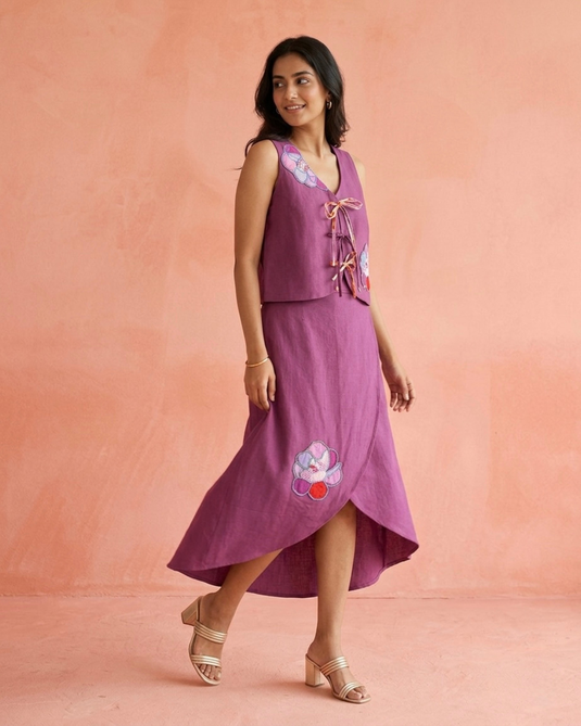 Blush Meadow Skirt Set