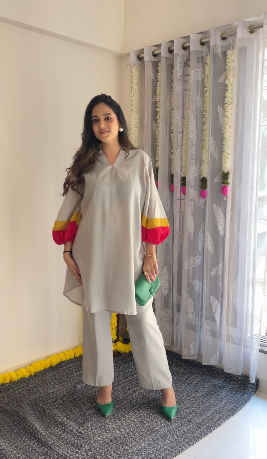 Grey Stripe Roman Coord