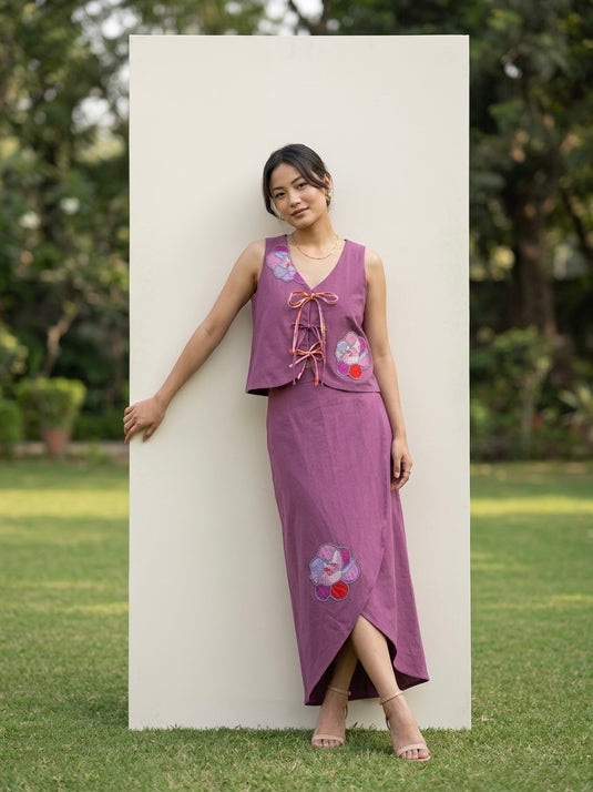 Blush Meadow Skirt Set