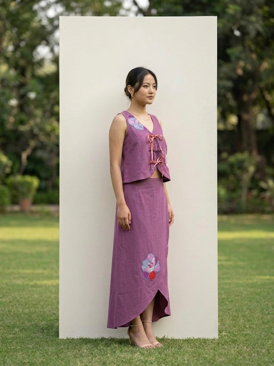 Blush Meadow Skirt Set