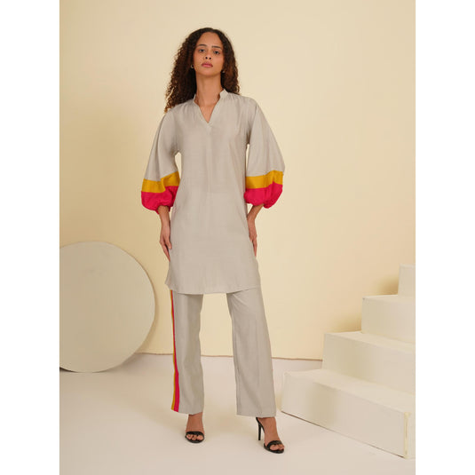 Grey Stripe Roman Coord