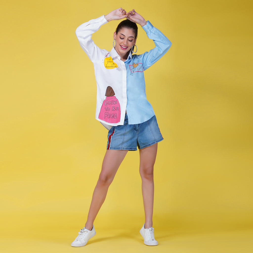 Kalaloom Hand Painted Clothing | “I AM AWESOME” Women’s Shirts